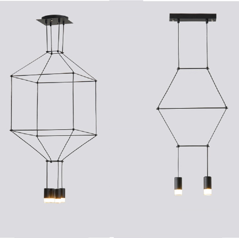 Серия геометрических трансформируемых потолочных светильников VIBIA фото #num#