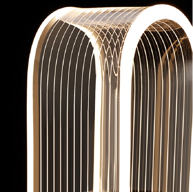 Серия современных люстр с плафонами из стекла SENSE 12 плафонов  Золотой  фото 1