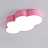 Светодиодные потолочные светильники в форме облака CLOUD Белый Большой (Large) фото 6