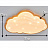 Светодиодный потолочный светильник в форме облака CLOUD-2 C фото 3