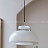 Подвесной светильник с белым стеклянным плафоном купольной формы на подвесных цепях MAILA фото 2