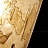 Серия дизайнерских люстр с выпуклыми овальными плоскостями с узором по технике «морозная роспись» RIFFLE 8 ламп фото 7