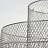 Дизайнерская светодиодная люстра с сетчатым каркасом MESHMATICA 45 см  Серебро (Хром) фото 14