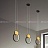 Дизайнерский подвесной светильник в виде светодиодного кольца с декоративным металлическим шаром SIGHT латунь фото 10