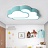 Светодиодный потолочный светильник в виде облаков CLOUD 2 фото 3