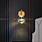 Настенный светильник с цилиндрическим плафоном и кристальным рассеивателем в форме бриллианта GLASGOW WALL фото 4