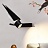 Настенный светильник в виде стилизованной птицы STRIZH WALL фото 5