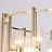 Дизайнерская люстра со стеклянными плафонами на струнном подвесе KRISTEL 12 плафонов  фото 9