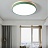 Светодиодные плоские потолочные светильники KIER WOOD 30 см  Серый фото 35