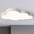Светодиодные потолочные светильники в форме облака CLOUD ГолубойБольшой (Large) фото 15