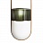 Дизайнерский реечный светильник со стеклянными подвесными плафонами FARG фото 5