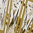 Дизайнерская люстра со вставками из стекла с хрустальной огранкой TIARET 6 плафонов  фото 9