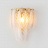 Настенный светильник в стиле постмодерн с декором из стилизованных стеклянных перьев PLUMAGE WALL фото 2
