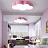 Светодиодные потолочные светильники в форме облака CLOUD РозовыйМалый (Small) фото 13