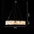 Дизайнерская кольцевая люстра из стекла TORGIL 60 см   фото 3