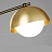 Серия люстр с шарообразными плафонами и металлическими абажурами в форме полусфер FABIANA 6 ламп латунь фото 13