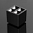 Накладной светодиодный светильник Tetra Черный 4000K фото 5