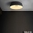 Светодиодный потолочный светильник в скандинавском стиле BRIM 27 см  Черный фото 13