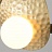 Дизайнерский светильник с двунаправленными шарообразными плафонами и листовидным рельефным абажуром из металла SIRIANN фото 4
