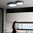 Потолочные светодиодные светильники с мягкой текстильной отделкой SOFA 75 см  Серый фото 3