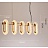 Серия потолочных светодиодных люстр с рельефными плафонами кольцевидной формы KEZIA E фото 6