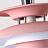 Цветной подвес в скандинавском стиле CORN 30 см  Розовый фото 12