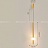 Подвесной светодиодный светильник с фигурным матовым плафоном эллиптической формы на вертикальном трубчатом каркасе CURSA B фото 2