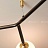 Серия потолочных люстр с шарообразными стеклянными плафонами и светодиодными кольцами на ветвистом каркасе BETINA B фото 11