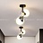 Потолочный светильник с тремя шарообразными плафонами из матового и прозрачного стекла MUSA фото 9