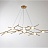 Минималистская светодиодная люстра в скандинавском стиле TRELLIS 6 плафонов Вертикаль фото 9