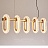 Серия потолочных светодиодных люстр с рельефными плафонами кольцевидной формы KEZIA E фото 16