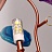 Люстра с растительными мотивами из цветного натурального агата на струнном подвесе AGATE 9 10 плафонов Многоцветный фото 10