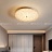 Потолочный светильник круглой формы с рельефным плафоном из хрусталя LORIS Модель B фото 5