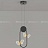 Серия подвесных светодиодных светильников с плафонами в виде бабочек на металлическом каркасе геометрической формы BABETTA GEOMETRY C золото фото 14
