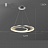Светодиодная люстра в виде композиции из колец ESTER CH фото 4