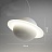 Серия подвесных светодиодных светильников с декором в форме планетарных колец PARMA маленький фото 3