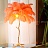 Настольная лампа со страусиными перьями фото 13