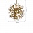 Дизайнерская люстра в форме шара IMPULSE 85 см   фото 2