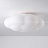 Серия светодиодных люстр c воздушным белым плафоном, стилизованным под облако ODDLY D A фото 11