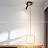 Серия подвесных светодиодных светильников со светящимися плафонами в виде геометрических фигур и дополнительным поворотным плафоном на потолочной чаше STRING фото 10