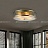 Потолочный светильник цилиндрической формы из составных стеклянных пластин VENUS фото 9