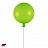 Светильник в виде воздушного шара 25 см  Зеленый фото 2