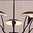 Дизайнерская светодиодная люстра в индустриальном стиле SHELT 9 плафонов Белый фото 8