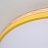 Цветные плоские светодиодные светильники в эко стиле DISC DH 38 см  Желтый фото 19