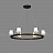 Серия кольцевых люстр с шарообразными стеклянными плафонами на струнном подвесе ILIANA CH фото 9