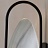 Дизайнерский настенный светильник в виде диска из рифленого стекла EMMEN Черный фото 10