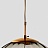 Светильник на подвесе с шарообразным плафоном из стекла ASKA Серый фото 13