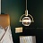 Серия светильников с точечным источником света и вращающимся стеклянным рассеивателем в форме рельефного шара GOLF А фото 9