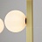 Подвесной светильник с шарообразными стеклянными плафонами разного диаметра на прямоугольной стойке ARLEN фото 3