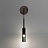 Настенный светильник-бра с плафоном цилиндрической формы NIGHT WALL фото 7